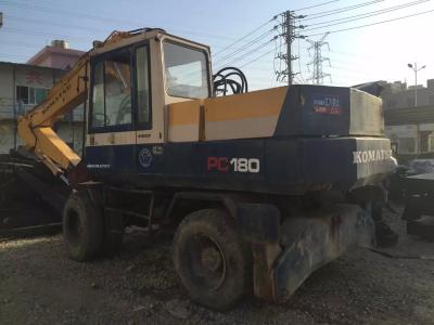 China Original japan Used KOMATSU PW150-5 Wheel Excavator For Sale for sale