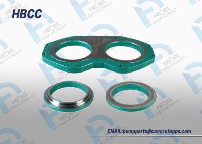 China Sany Zoomlion Schwing PM concrete pump spare parts/ spectacle wear plate and wear ring for sale