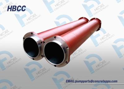 China Zoomlion Concrete Pump Spare Parts Delivery Cylinder, Cylinder Pipe with flange for sale