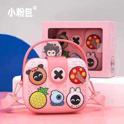 China 2021 Newest Design High Quality Handbag Fashion Wallet Kids Cute Cartoon Cross - Body Girls Shoulder Bag for sale