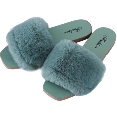 China 2022 Fashion Trend Competitive Price China Wholesale Websites Monochromatic Crossed Plush Winter Cotton Slippers for sale