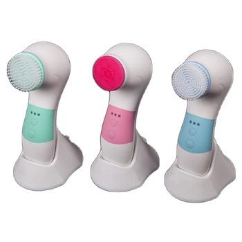 China Waterproof Face Wash Brush Silicone IPX7 Shock Comfort DEEP CLEANING Facial Massage Cleanser Sonic Brush for sale