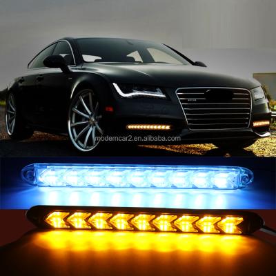 China 2Pcs Lamp Led Drl With Turn Signals For Car 12V Daytime Running Light Waterproof Sequential Flexible Arrow Strip 12V drl for sale