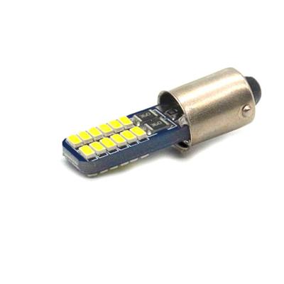 China Canbus Car Bulb BA9S T4W LED T2W T3W H5W 4014 24smd Instrument Lamp Plates Light 12V 12913 12910 White Ba9s 4014 24smd for sale