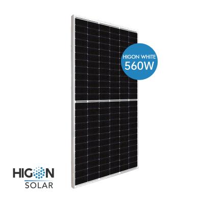 China Residentail / commercial higon 9BB 550w solar panel kioto 410w 560w install on roof with battery storage for sale