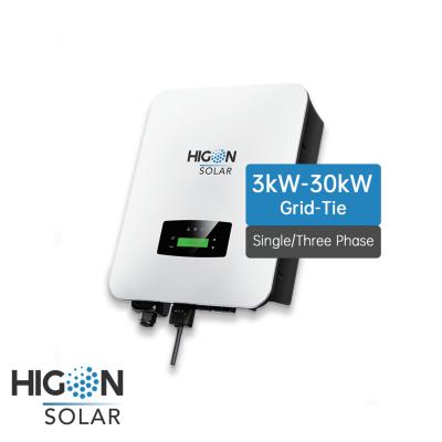 China Home / Commercial Top Selling On Grid Solar Inverter 3Kw 5Kw 10Kw 20Kw 30Kw With TUV Certificate for sale