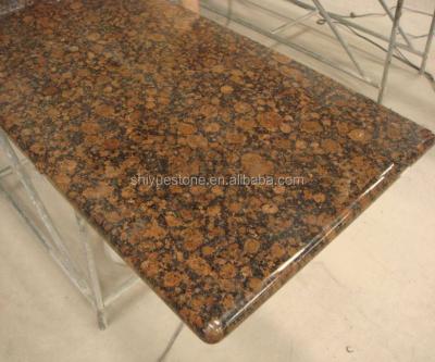 China Kitchen /bar/bath countertops decoration Tan Brown Granite Countertop for sale