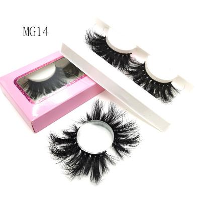 China 27MM long natural eyelashes make mink lashes custom 3d 25MM private label mink lashes for sale