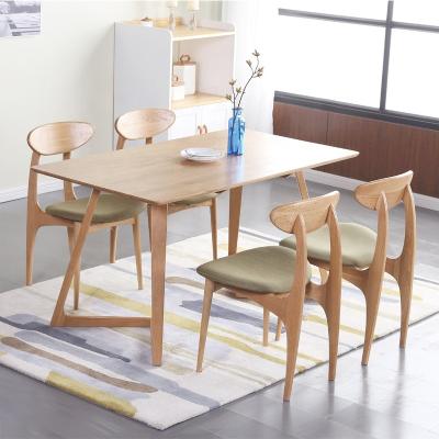 China New Style Top Renewable Dining Foldable Table with Chair for 4 for sale