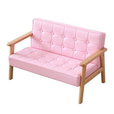 China Modular Living Room Furniture Modern Pink Sofa For Children for sale