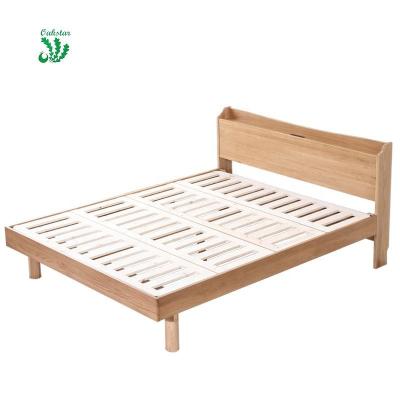 China Chinese Manufacturer Solid Wood Wholesale Luxury French Style Wooden Slats King Leg Bed Frame for sale