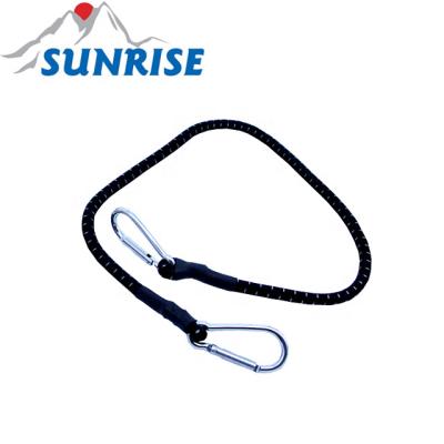 China High Tensile 57485 C# Carabiner Metal Bungee Cord Heavy Duty Rubber Strap Bungee Cord for sale