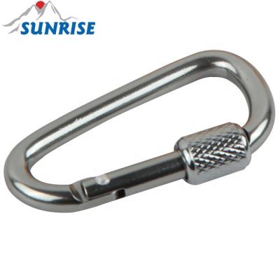 China 83017#Aluminum Carabiner Metal Safety Screw Hooks for sale