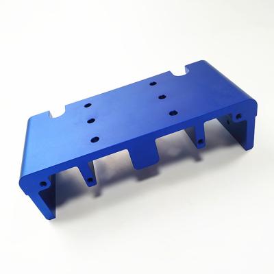 China 2022 New Blue Aluminum Alloy Scooter Radiator Bracket Aluminum Machining Accessories for sale