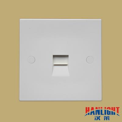 China 1gang / Ws3012 British Type Sub Telephone Socket for sale