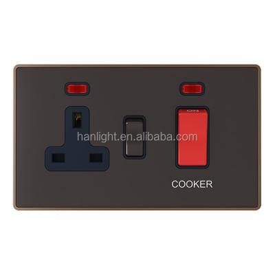 China UK Type 45A Cooker Control Box With Neon EF-P3311 for sale