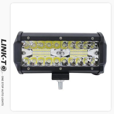 China LINK-TO 7Inch 120w 56led plastic three rows work light bar car truck work light led work lights for jeep offroad spot beam for sale