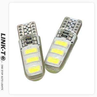 China LINK-TO T10-5630-6SMD DC 12V High Power Normal Bright T10 Car Led Light T10 Wedge Bulb Lamp Clearance Auto Lights for sale