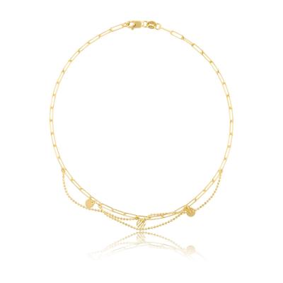 China Custom Initial and Name Anklets: 18K Gold Jewelry for Every Occasion Te koop