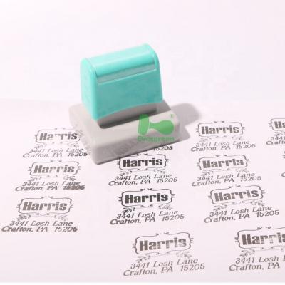 China Desktop Double Foam Pre Inked Stamp 66*130mm for sale