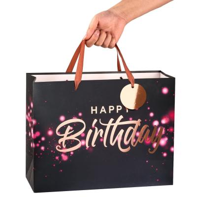 China Folding Paper Bag for Birthday Decoration Party at Competitive and Folding Style for sale