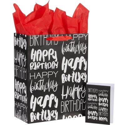 China Custom Color Accepted Paper Shopping Bag With Ribbon Handle For Luxury Birthday Gift for sale