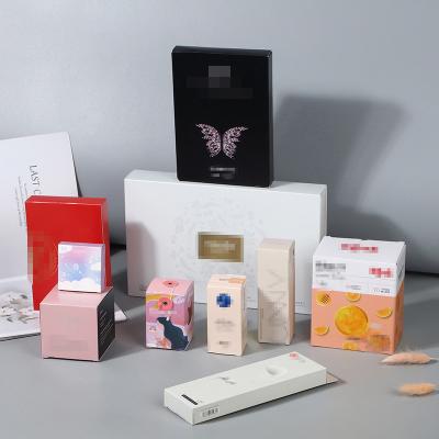 China Others Box Type Custom Folding Hard Paperboard Cosmetic Lash Food Packaging Paper Box for sale