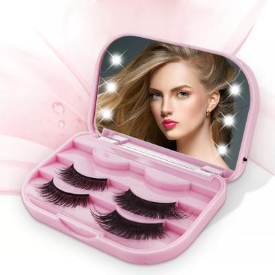 China Daily Use Eyelash Storage Case Kit Box Acrylic Lash Holder Makeup Tool Holder Eyelash Items ESC05 Daily Use Acrylic Eyelash Organizer Items for sale