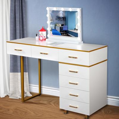 China (Other) (Hollywood Dressing Table Makeup Adjustable Modern White Vanity Mirror Other) VMS03 Adjustable Set With Drawers for sale