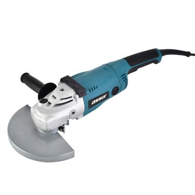 China 230mm Machine Tools Angle Grinder 2200W Powerful Electric Grinding Machine For Professional Cutting for sale