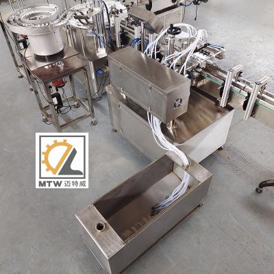 China Automachine MTW Small Automatic Perfume Liquid Filling and Capping Machine Gear Pump Viscous Liquid Filling Machine for sale