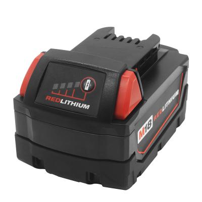 China Machine- Hot Selling High Capacity 18V 9.0Ah Li-ion Replacement Power Tool Battery Packs for mil waukee tools for sale