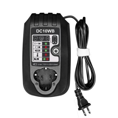 China Power Tool Safeguards Li-ion Battery Charger DC 7.2V 9.6V 10.8V Multilevel Li-ion Charger DC10WA For Makita Batteries for sale