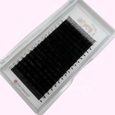 China Full Cashmere Matte Black Volume Eyelash Extension Wholesale Volume 0.03 Mega Volume Private Label Lashes 05 07 for sale