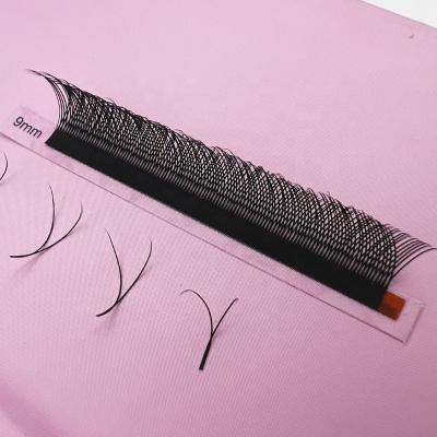 China Full Volume False Eyelashes Premade Lashes Extension YY Volume Premade Fan Lashes for sale