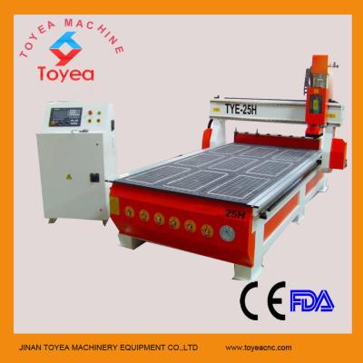 China Automatic tool changer wood cnc router with 8 knives stores TYE-25H for sale