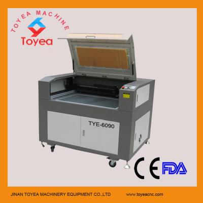 China CO2 Laser engraving machine for plastic with square linear rail TYE-6090 for sale