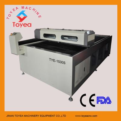 China Carbon steel MDF CO2 Laser Cutting machine with 150W RECI laser tube  TYE-1530 for sale