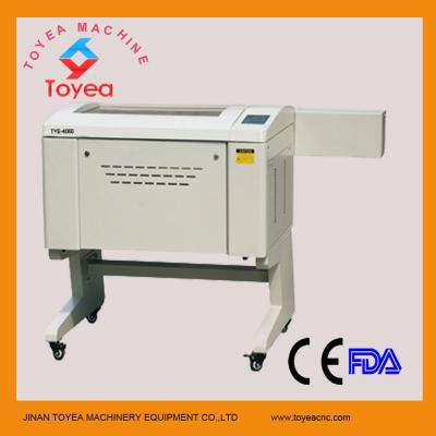 China Paper Laser engraving cutting machine 400 x 600mm ,60W laser tube,Ruida system TYE-4060 for sale