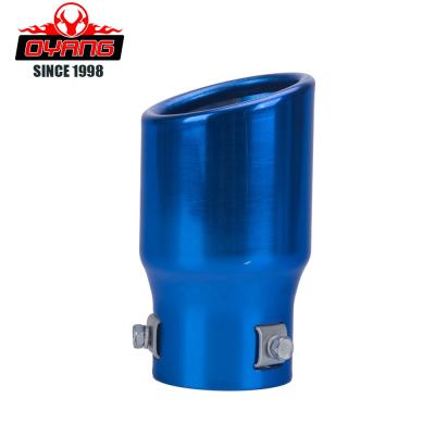 China Universal Car Spare Parts Oy165 Carbon Car Exhaust Engine High Red Blue Aluminum Exhaust Muffler for sale