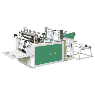 China Hotels Computer Controlled Automatic Heat Cutting Double Lines Bag Making Machine Plastic Sealing Machine Heat Sealer for sale