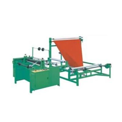 China Hotels manufacture automatic folding machine lldpe bag making machine plastic sheet triangle folding rewinding machine for sale