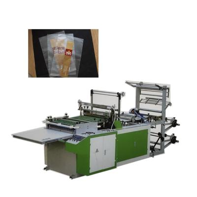 China Hotel factory sales side sealing bopp computer control heat cutting plastic bag making machine for food/gift/tea packaging bag for sale