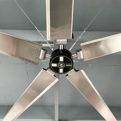 China 24ft gymnasium warehouse hvls fans aluminum fan blade blade / hvls fans for sale