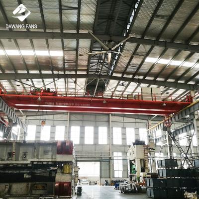 China Large Worshop 24FT (7.3M) HVLS 5 Magnalium blades hvls fan for large area industrial coverage for sale