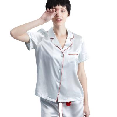 China Top Quality QUICK DRY Highly Used Fashion Silk Women's Summer Shorts Pajamas for sale