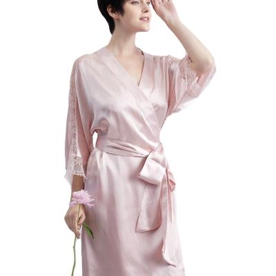 China Hot Sale Cheap QUICK DRY Autumn Home Blue Comfortable Nightgown Good Quality for sale