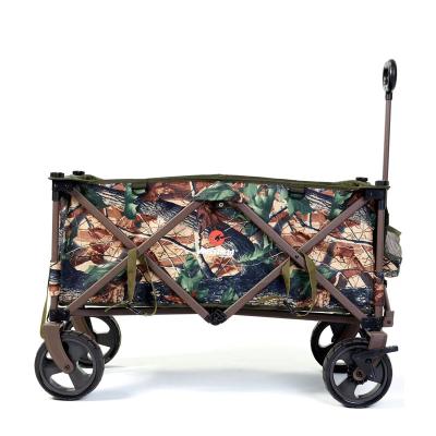 China Economical Outdoor Camping Multifunctional Four Wheel Folding Portable Outdoor Camping Cart for sale