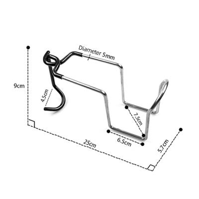 China Steel cup holder for convenient outdoor camping stainless steel cup bracket wholesale direct outdoor camping for sale