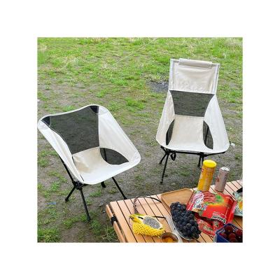 China Manufacture Modern Professional Outdoor Beach Relaxation Portable Folding Moon Chair for sale